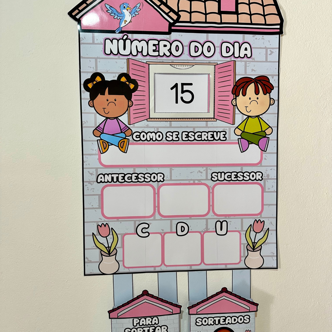 Cartaz Número do Dia