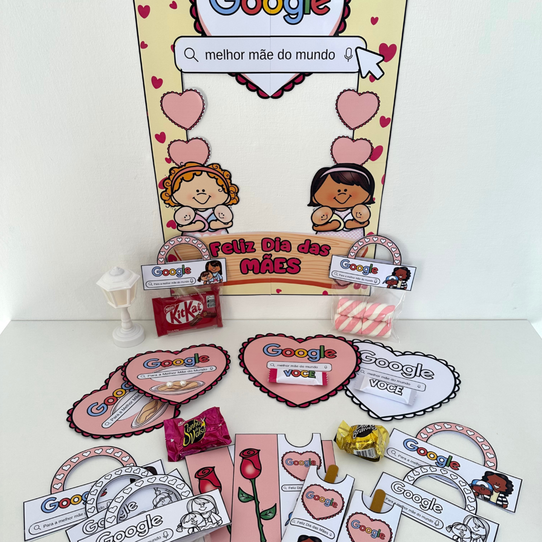 Kit dia Das Mães - Tema Google
