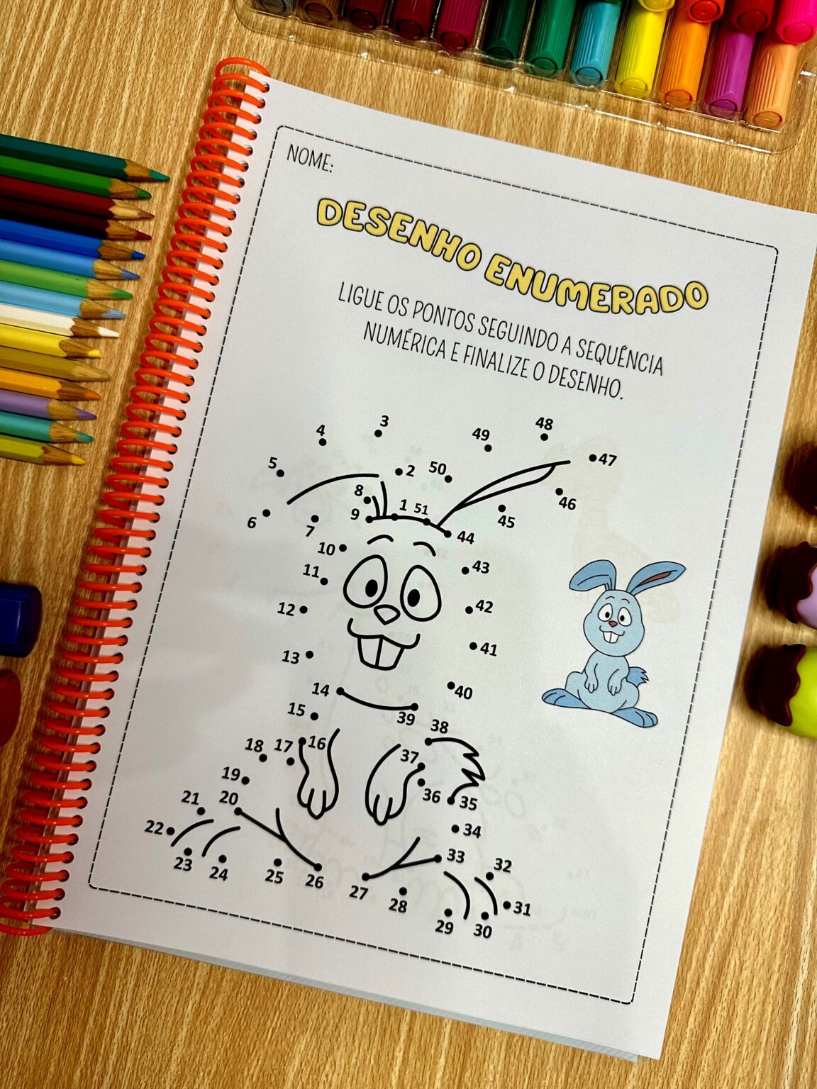 Desenho Enumerado – Ideias da Profe Materiais Pedagógicos
