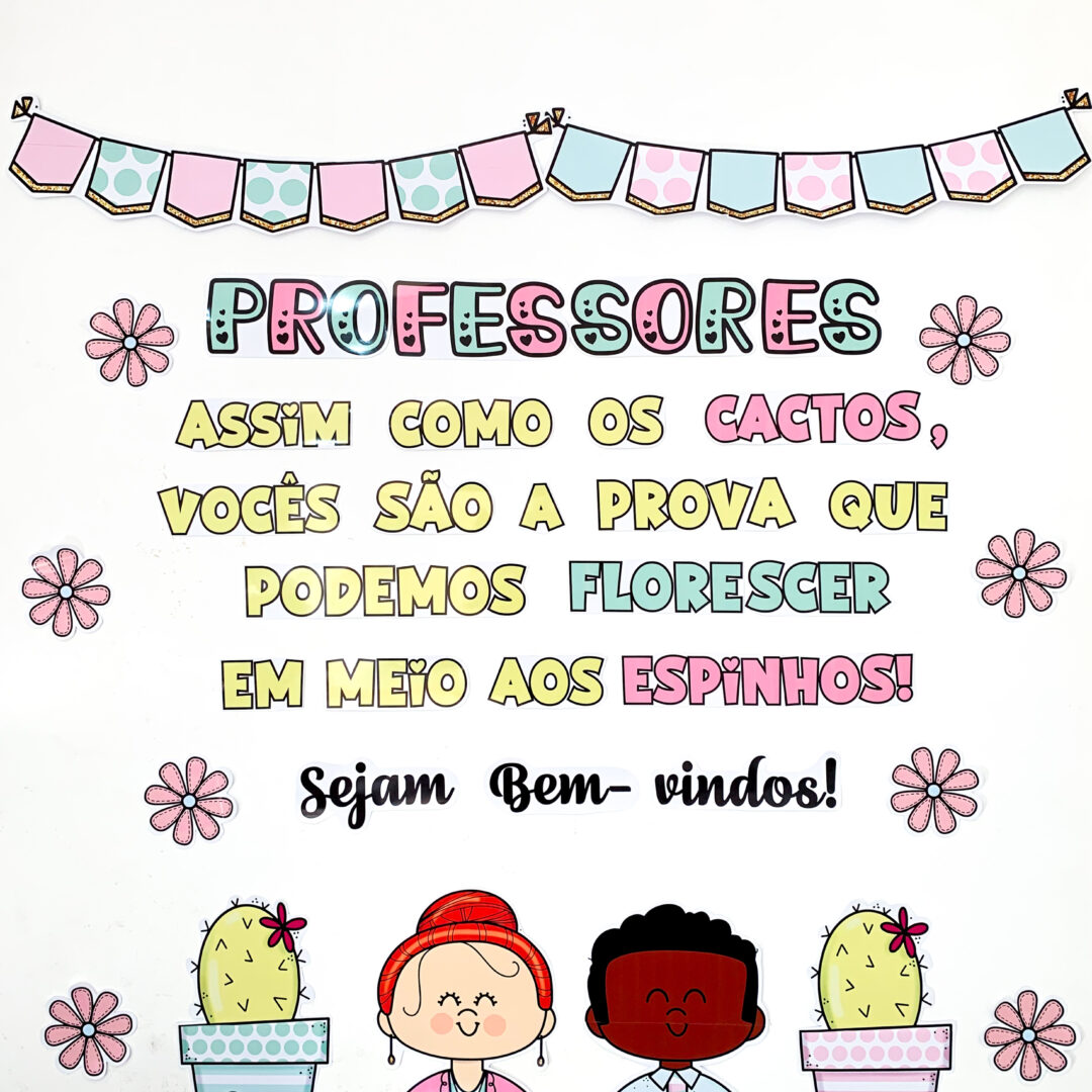 Painel de Bem-Vindos Professores (Copy)