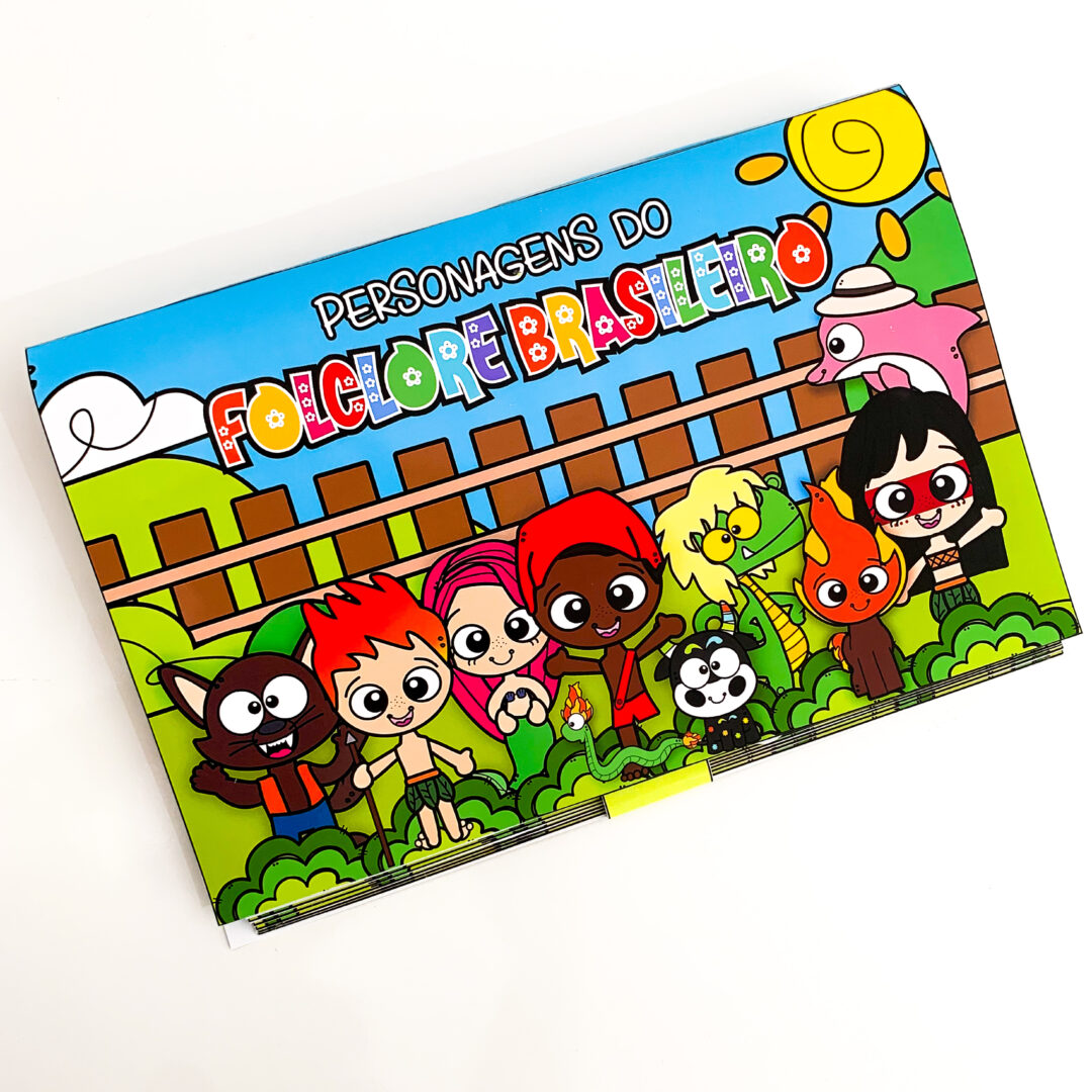 🌟 Livro 3D - Tema Folclore Brasileiro 🌟