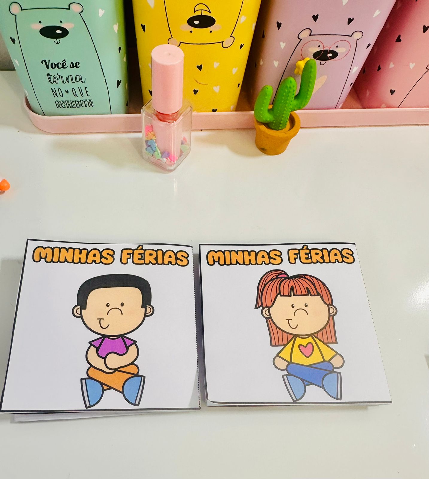 Livrinho: Minhas Férias – Ideias da Profe Materiais Pedagógicos