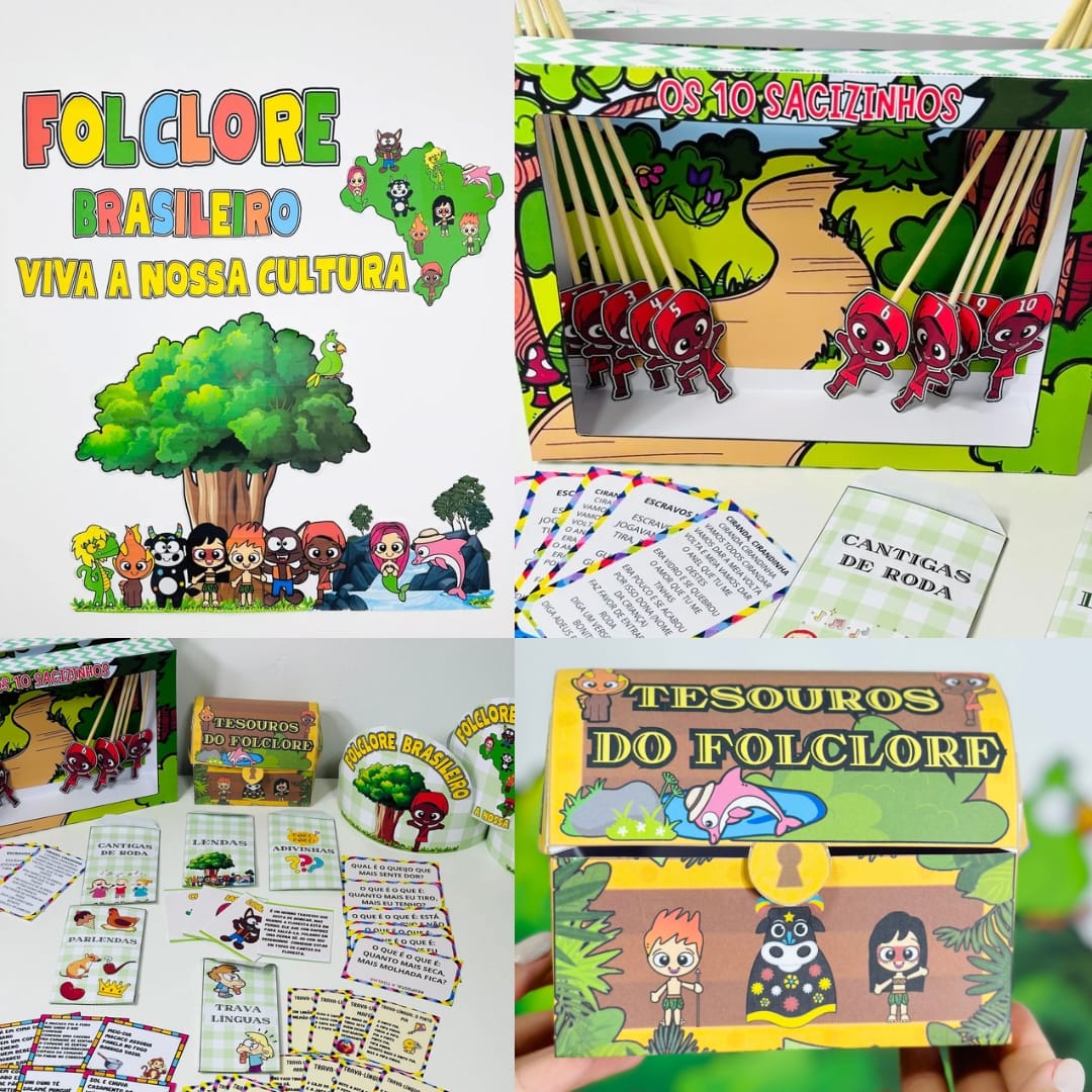 Folclore Brasileiro- Painel e Atividades