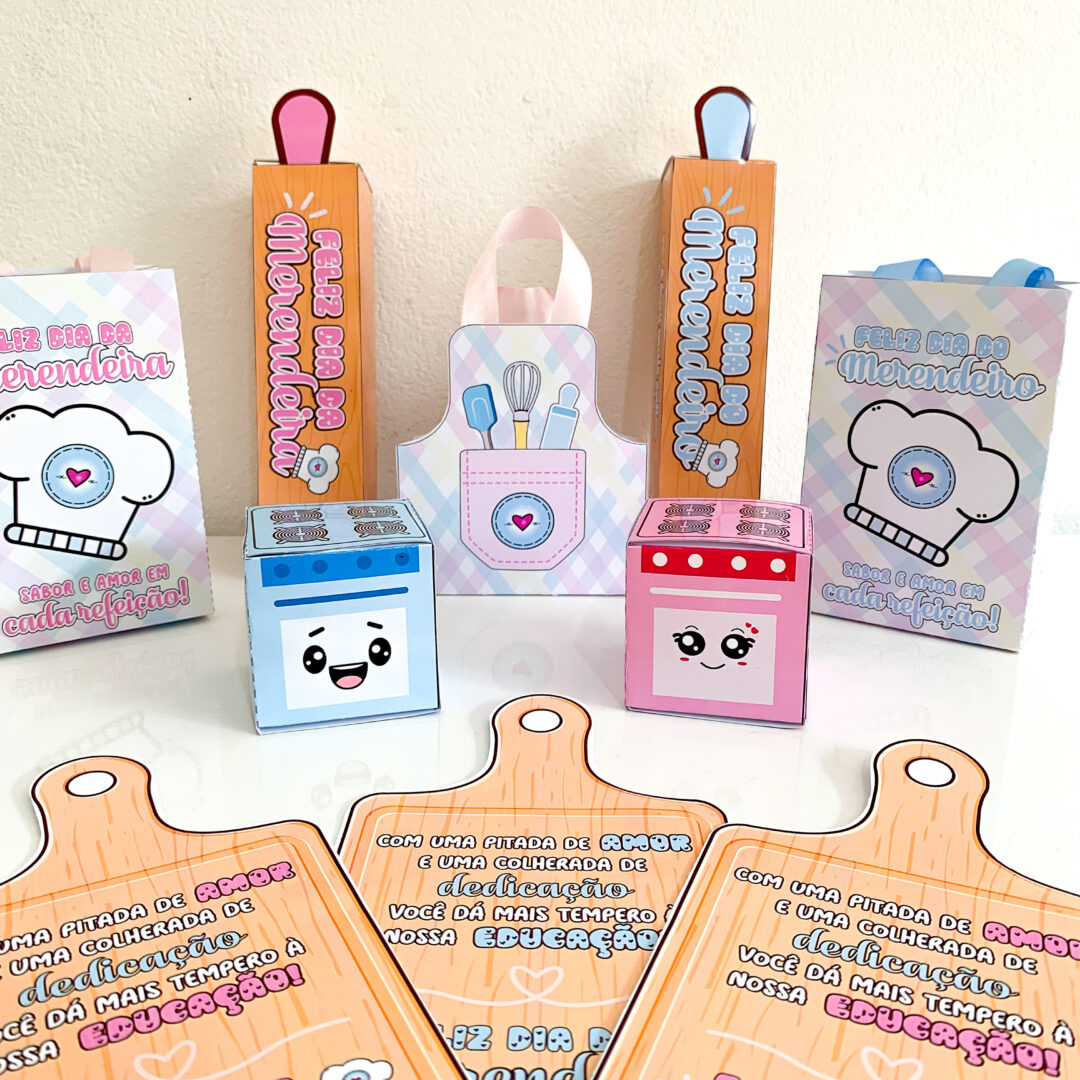 Kit dia da Merendeira/Merendeiro Escolar