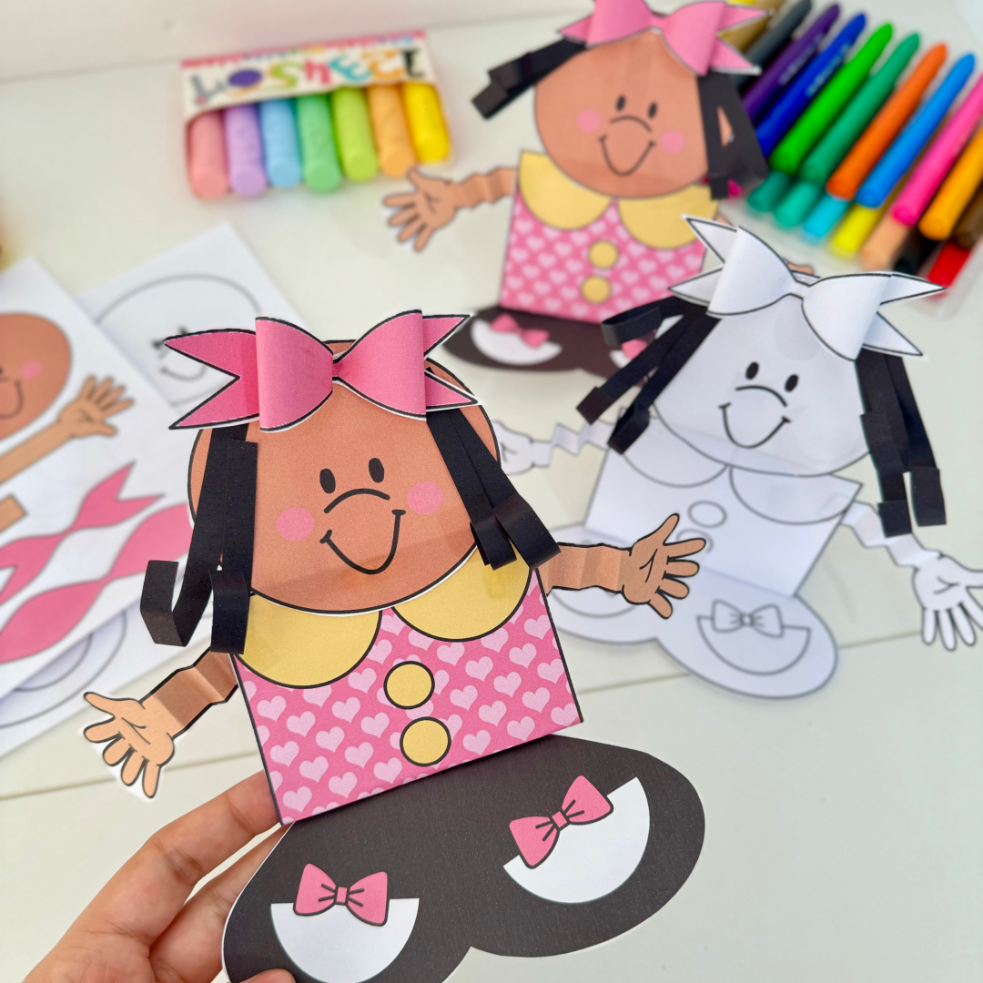 🎀 #Atividade3D – Menina Bonita do Laço de Fita 🎀