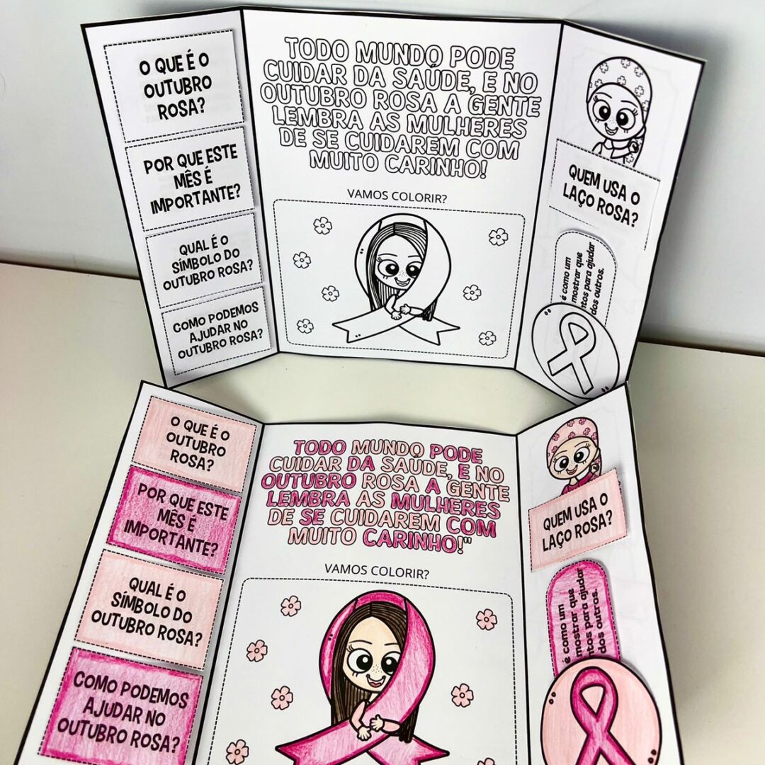 Lapbook Interativo - Outubro Rosa