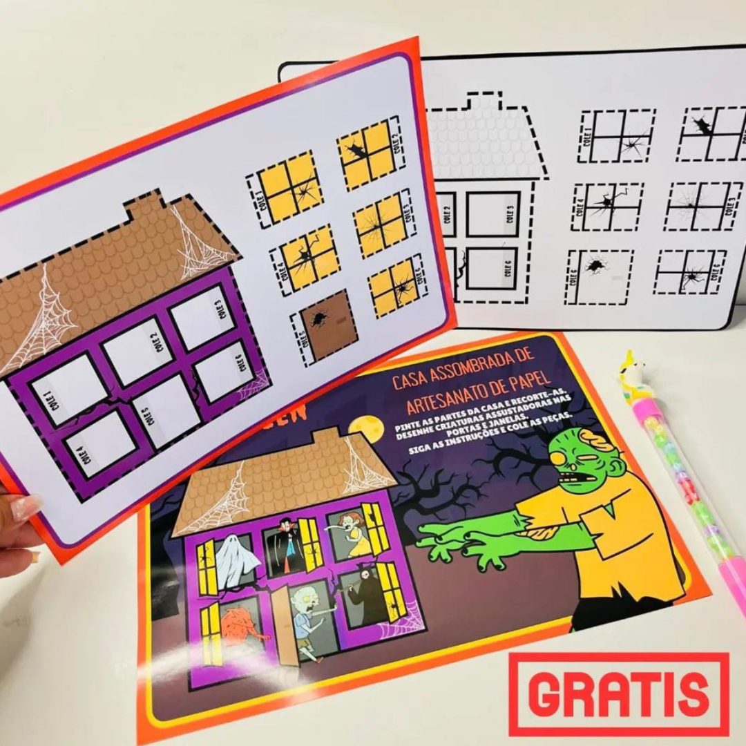 🎃 Arquivo Gratuito: Casa do Terror 🎃