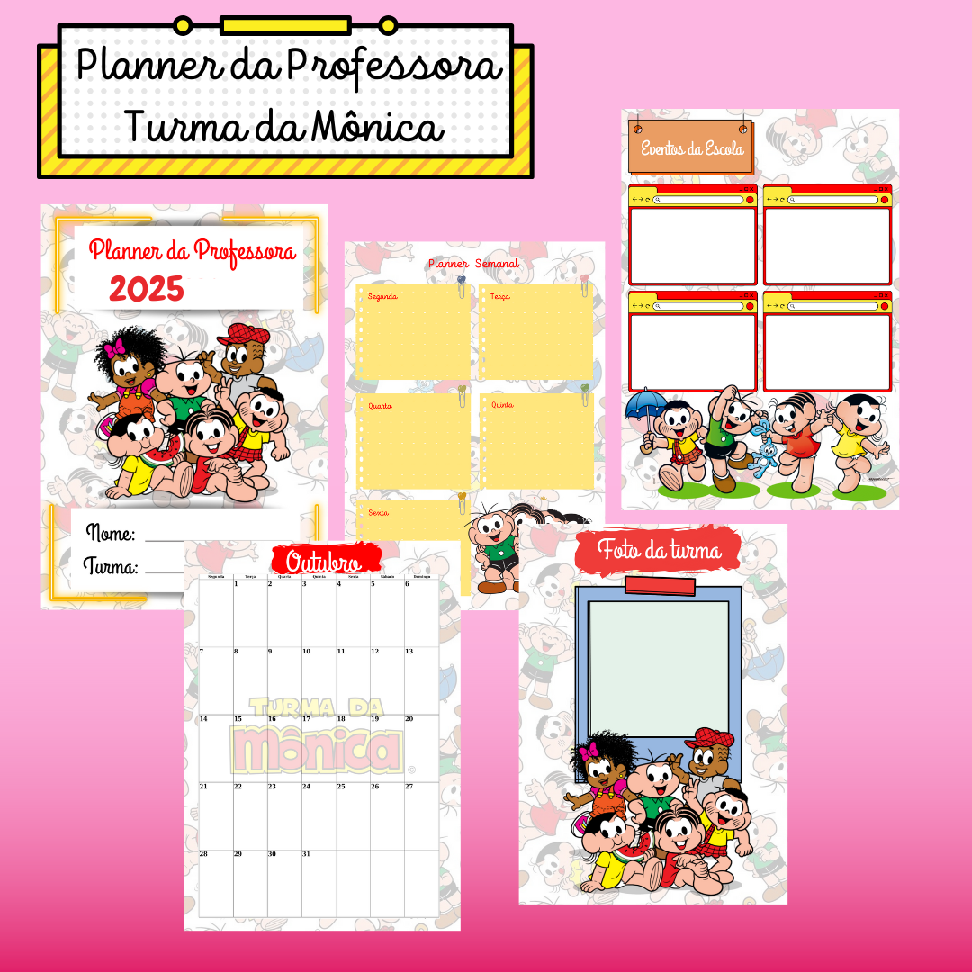 Planner Turma da Mônica