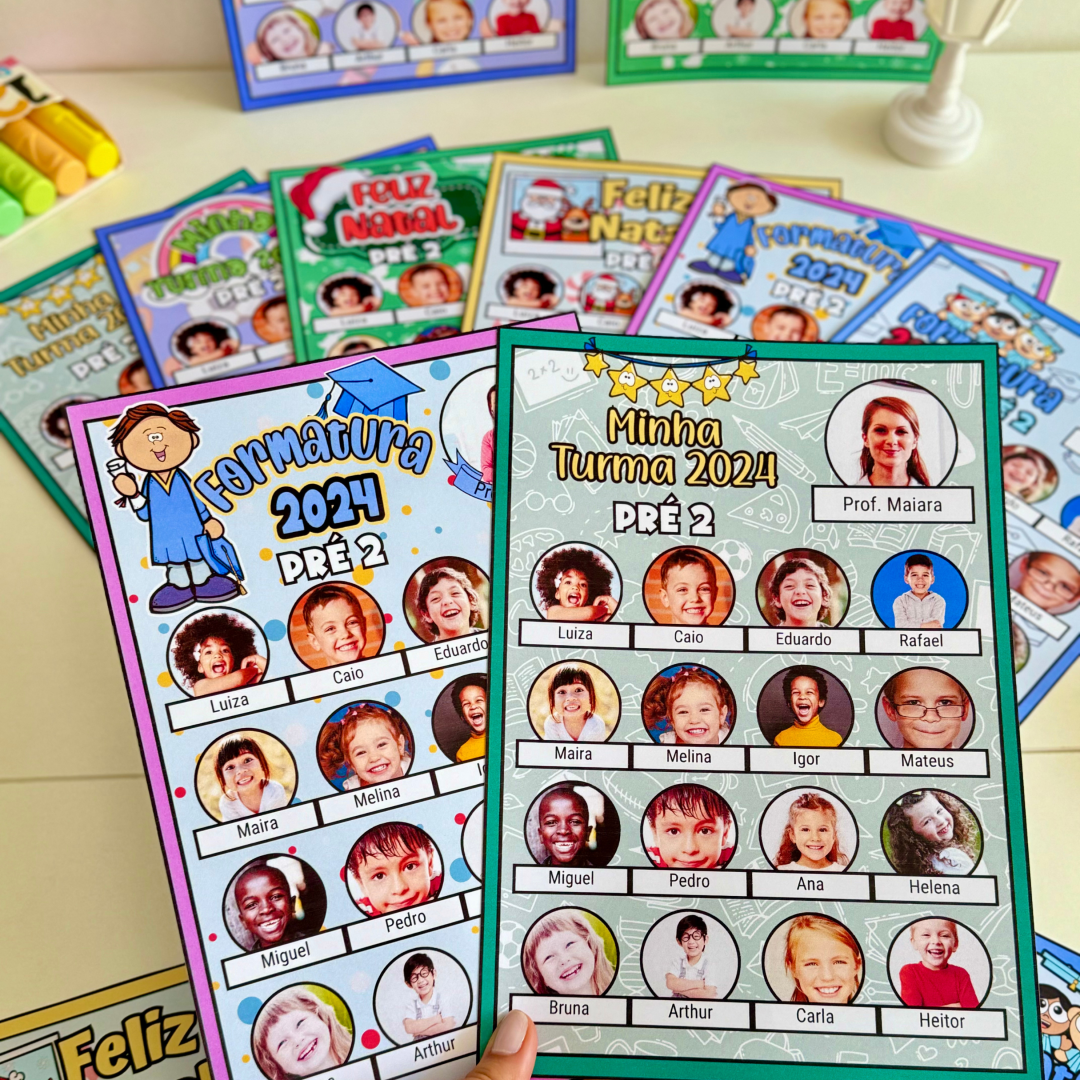 🎨✨ Cartão Minha Turma 2024