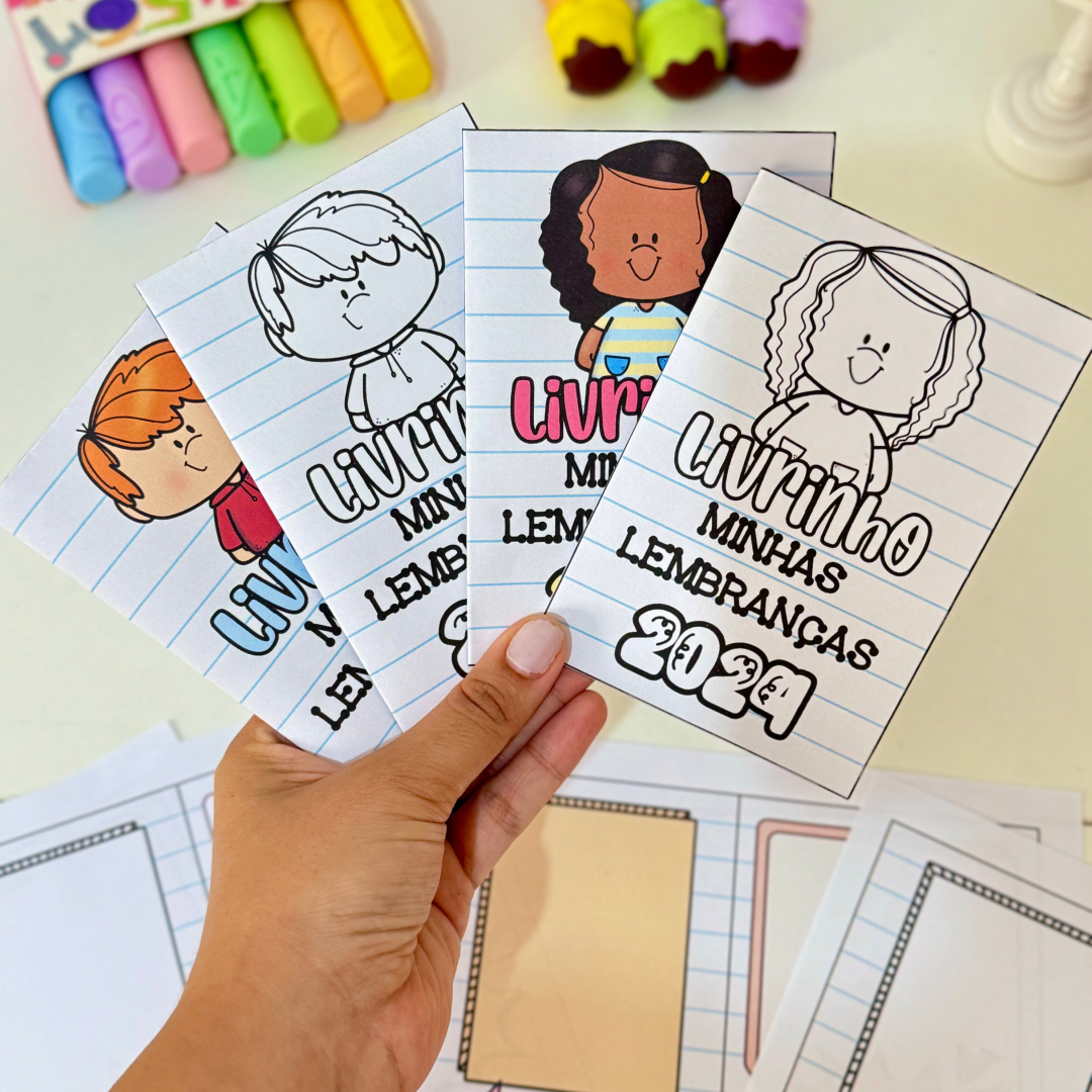 📚 Livrinho “Minhas Lembranças 2024” 🎨