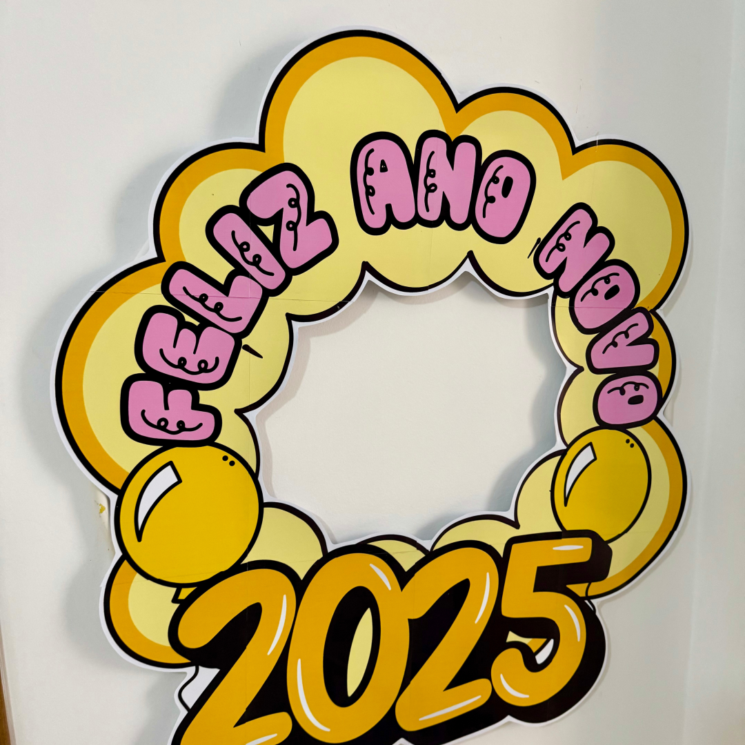 🎉✨ Decoração para Bambolê Tema “Feliz 2025”