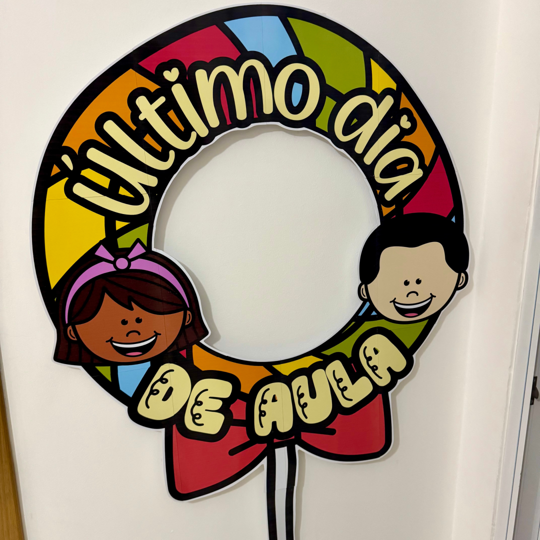 Decoração para Bambolê Tema "Último Dia de Aula" 🎉