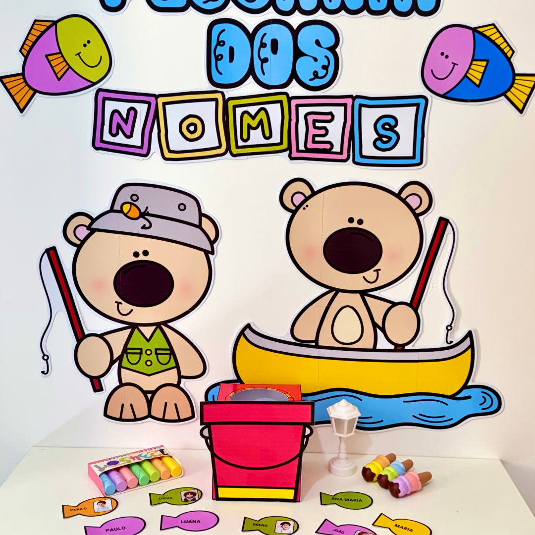 🎣 Kit "Pescaria dos Nomes" 🎣