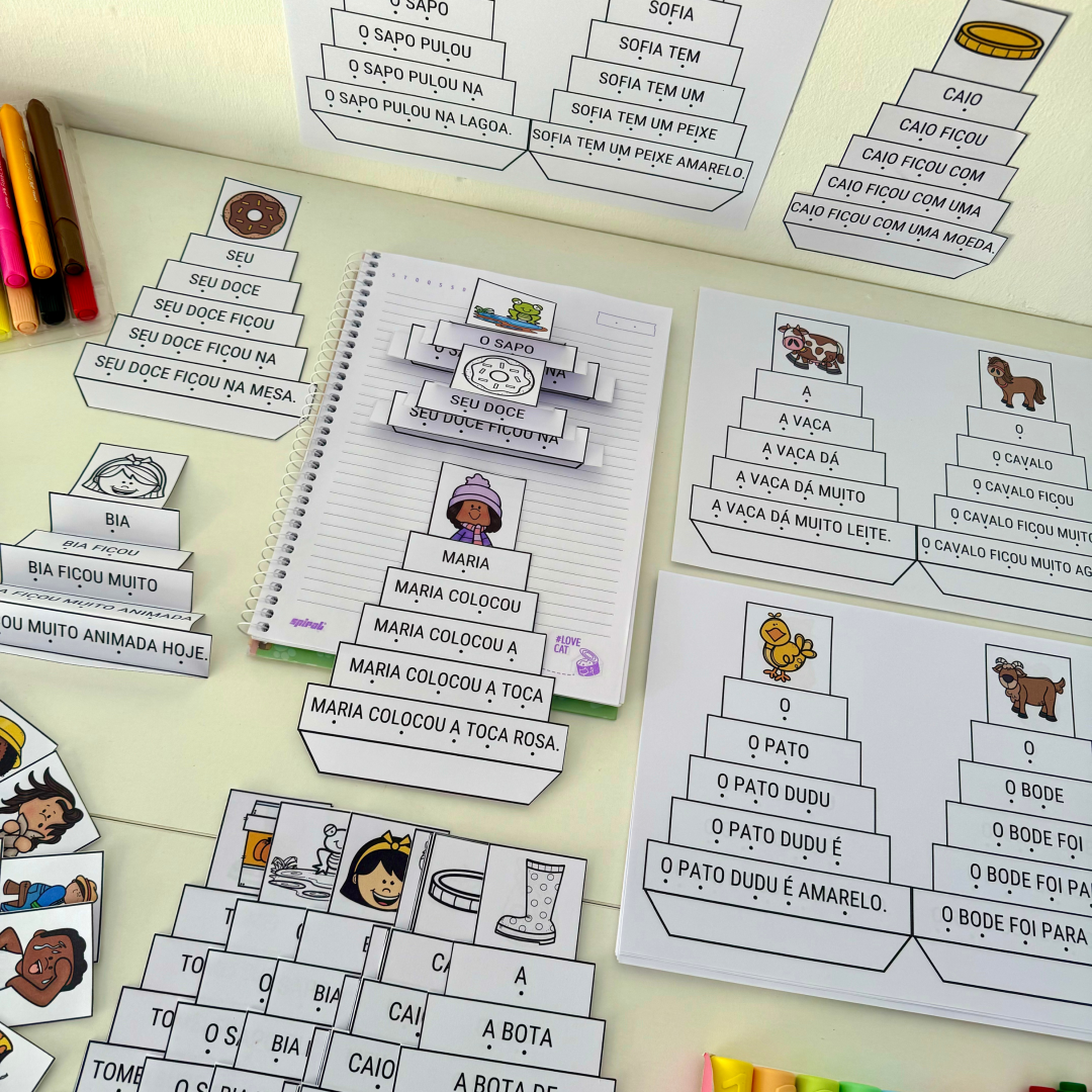 📚 Fichas de Leitura – Estímulo à Fluência Leitora 📚