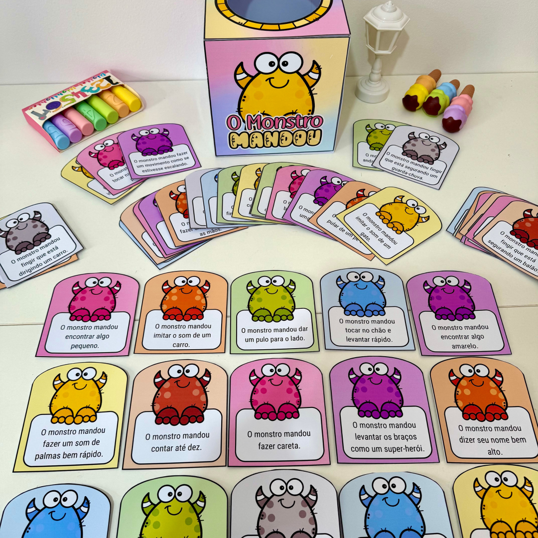 🎲 Dinâmica “O Monstro Mandou” 🎲