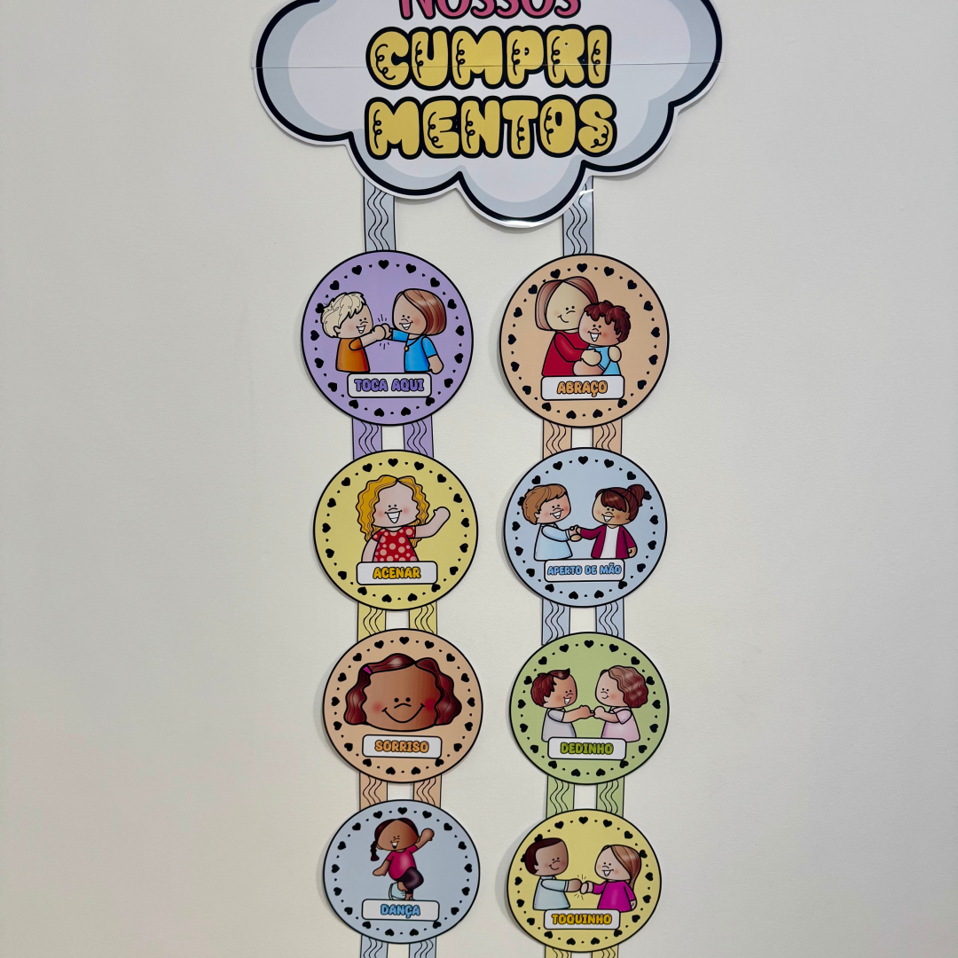 🎨 Mural "Nossos Cumprimentos" 🎨