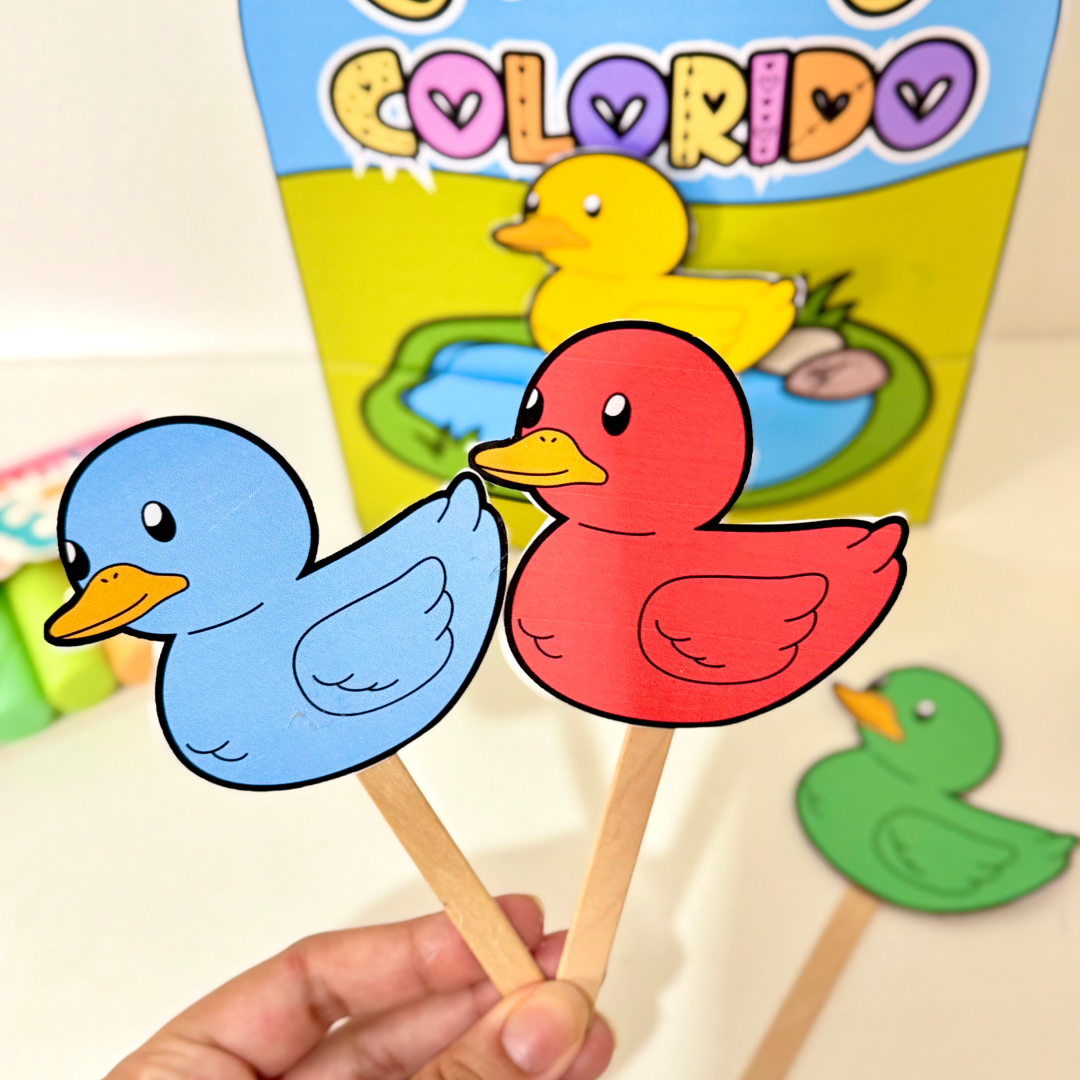 🎶✨ Luva Musical - O Patinho Colorido ✨🎶