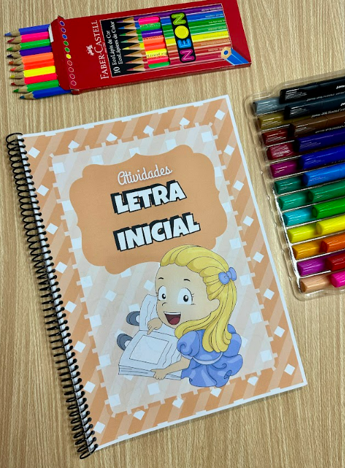 📘 Apostila "Letra Inicial" – 24 páginas de atividades! 🔠✍️