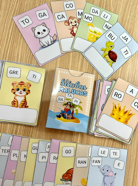Sílabas Malucas – Aprendizado Divertido! 🔠✨