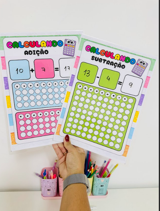 🧮✨ Calculando: Adição e Subtração de Forma Divertida! ✨🧮 - Imagem 2