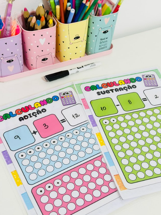 🧮✨ Calculando: Adição e Subtração de Forma Divertida! ✨🧮 - Imagem 3