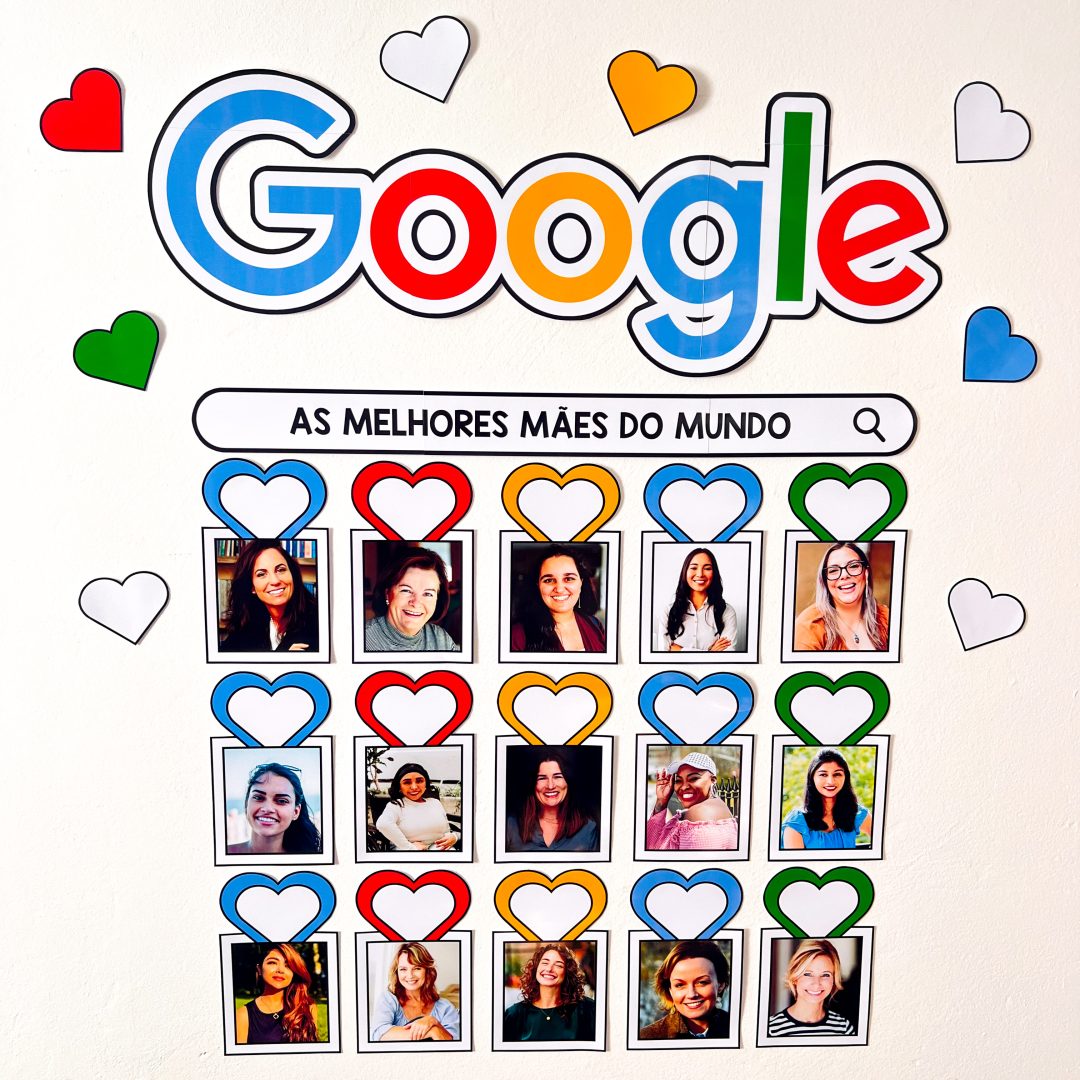 💻🌸 Painel "As Melhores Mães do Mundo" – Especial Dia das Mães 🌸💻