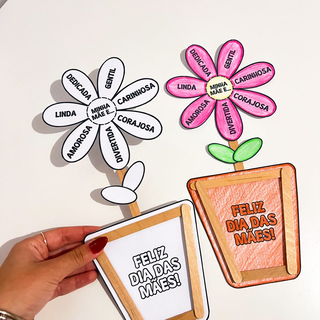 Flor Carinhosa – Lembrancinha para o Dia das Mães ✨🌸