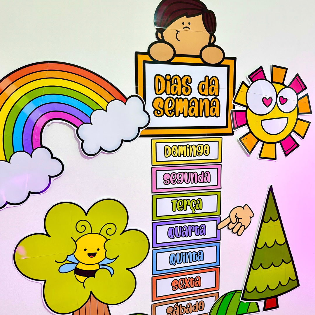 📅🌈 Painel Dias da Semana 🌈📅