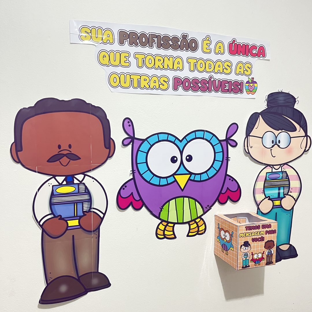 🍎✨ Painel de Agradecimento aos Professores ✨🍎