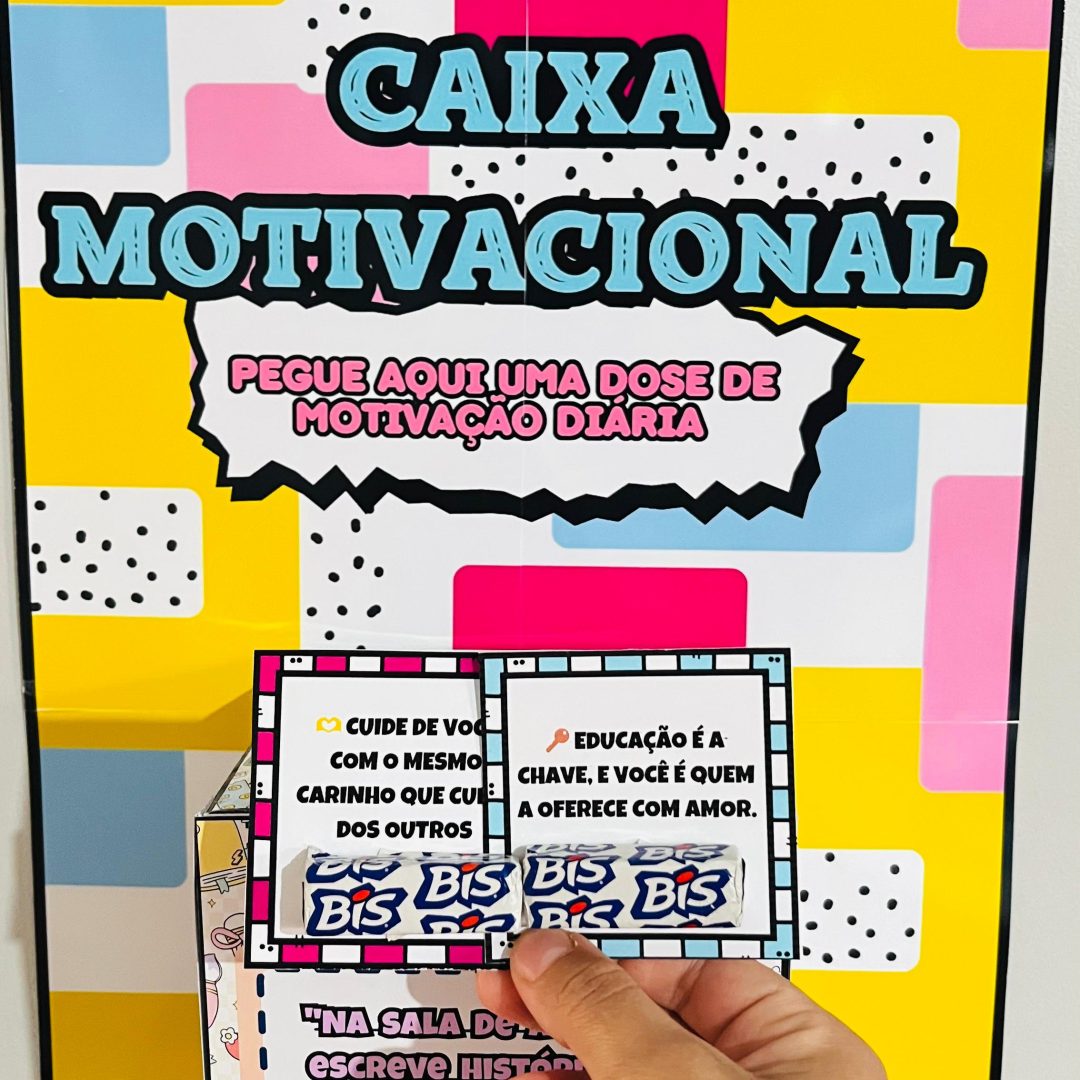 🎁 Caixa Motivacional para Professores 