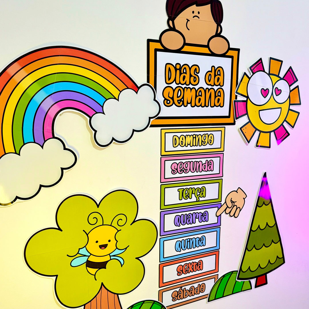 📅 Painel Dias da Semana 🌈✨