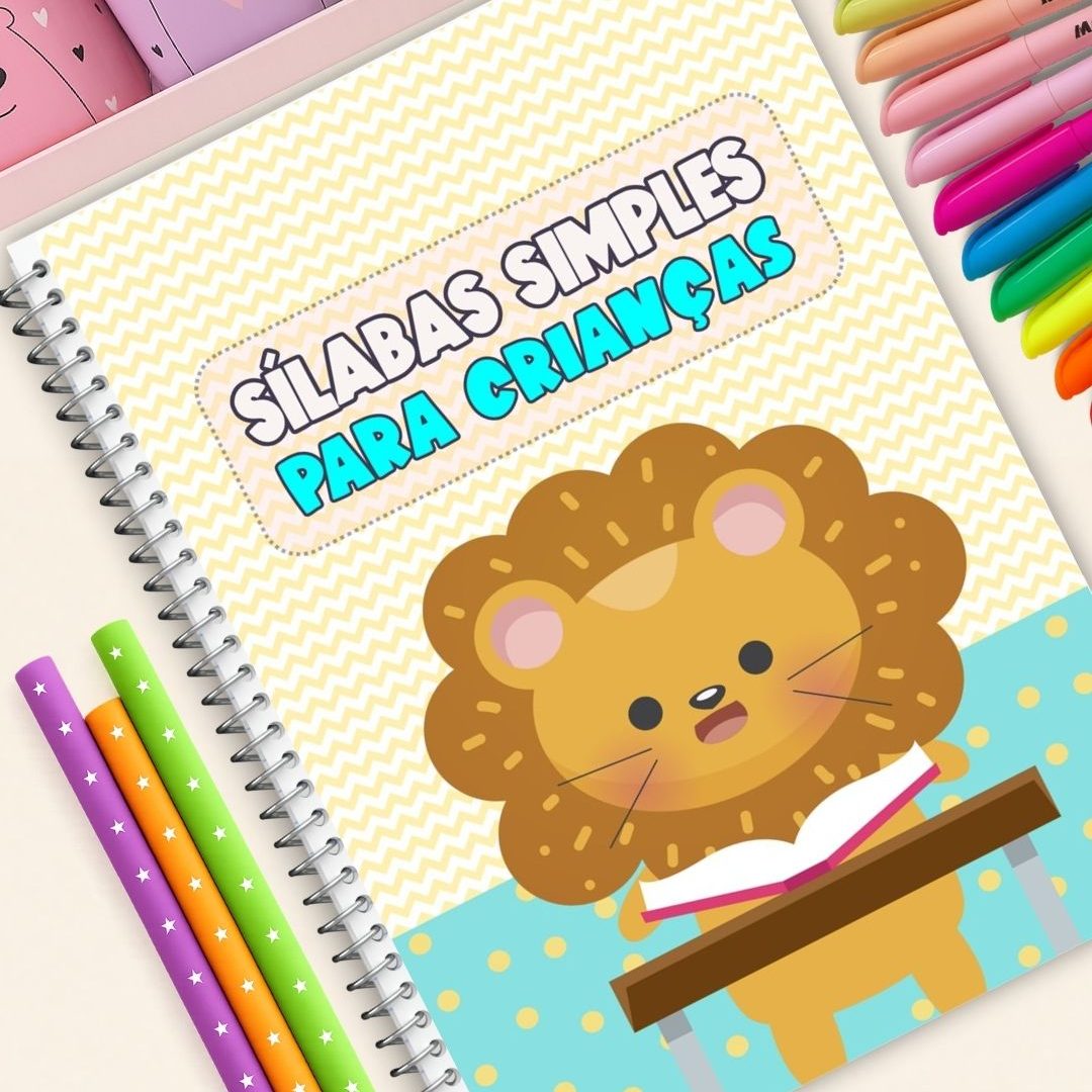 Sílabas Simples para Crianças – 26 páginas