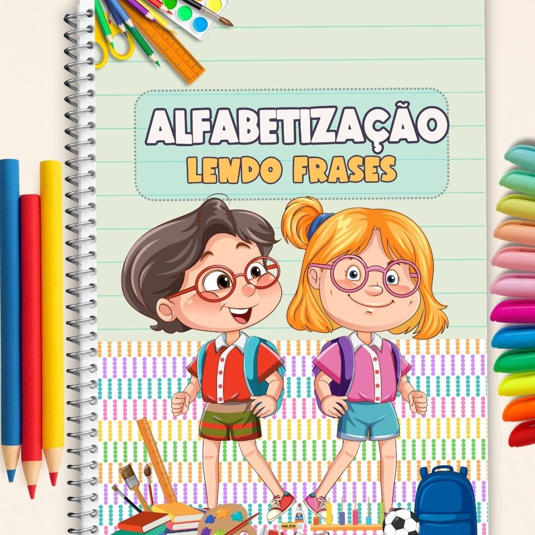 Caderno Lendo Frases